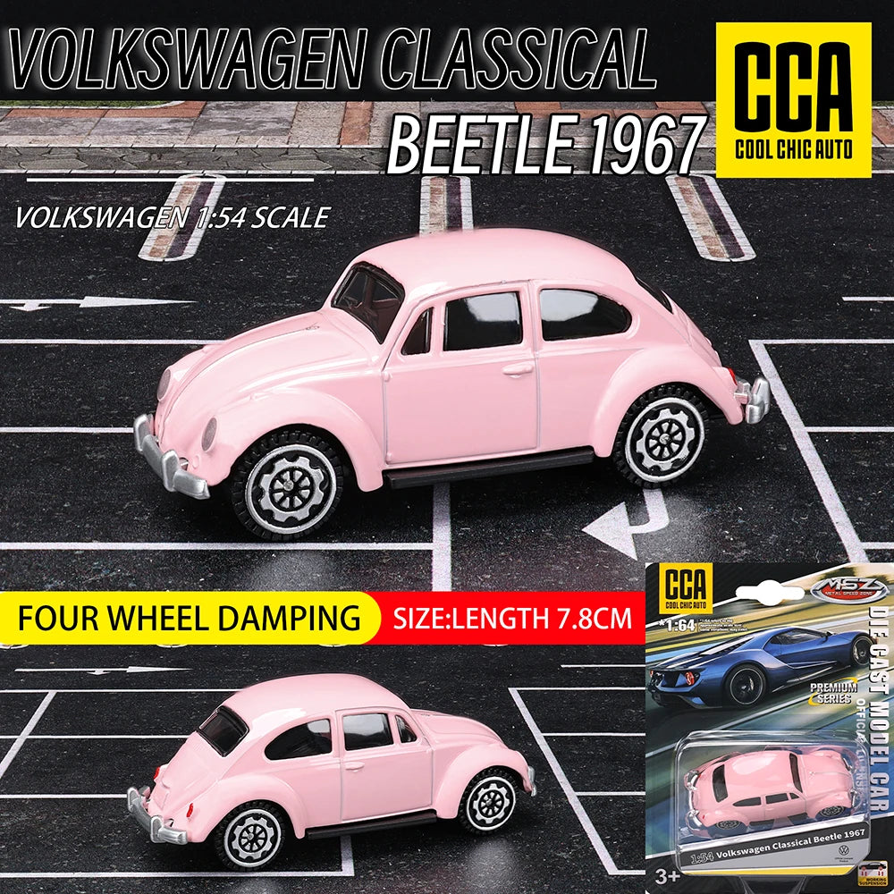 CCA MSZ 1:64 Volkswagen Audi Exquisite hanging model classic car static car model alloy die-casting car model collection toy
