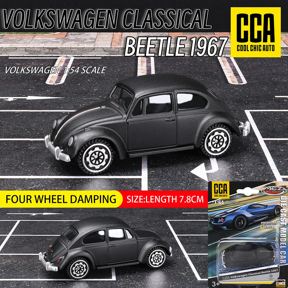 CCA MSZ 1:64 Volkswagen Audi Exquisite hanging model classic car static car model alloy die-casting car model collection toy