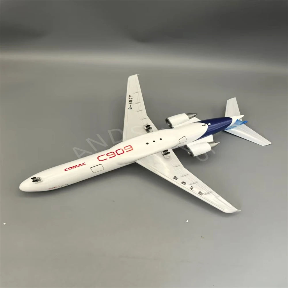 Avión de juguete para niños COMAC EXPRESS C909, modelo de avión Airways, escala de 47,5 CM con ruedas de tren de aterrizaje, regalo recogido por aviación