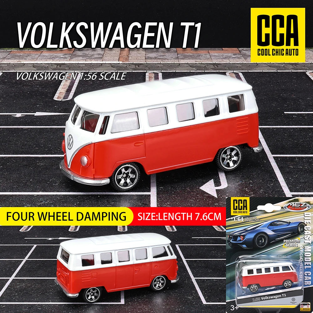 CCA MSZ 1:64 Volkswagen Audi Exquisite hanging model classic car static car model alloy die-casting car model collection toy