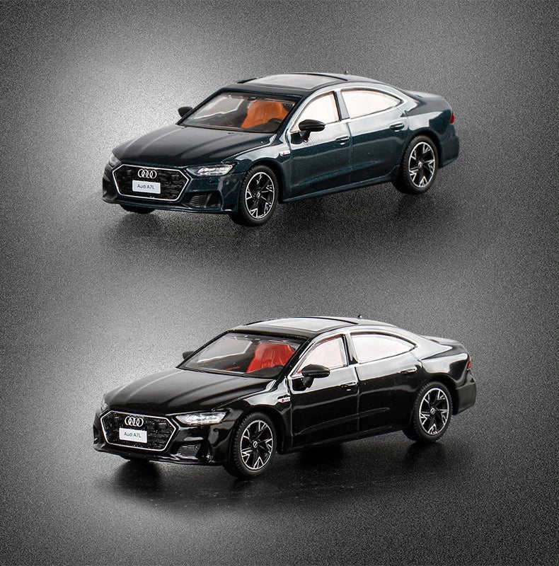 JKM 1:64 AUDI A7 2022 Alloy Car Diecasts & Toy Vehicles Car Model Miniature Scale Model Car For Children