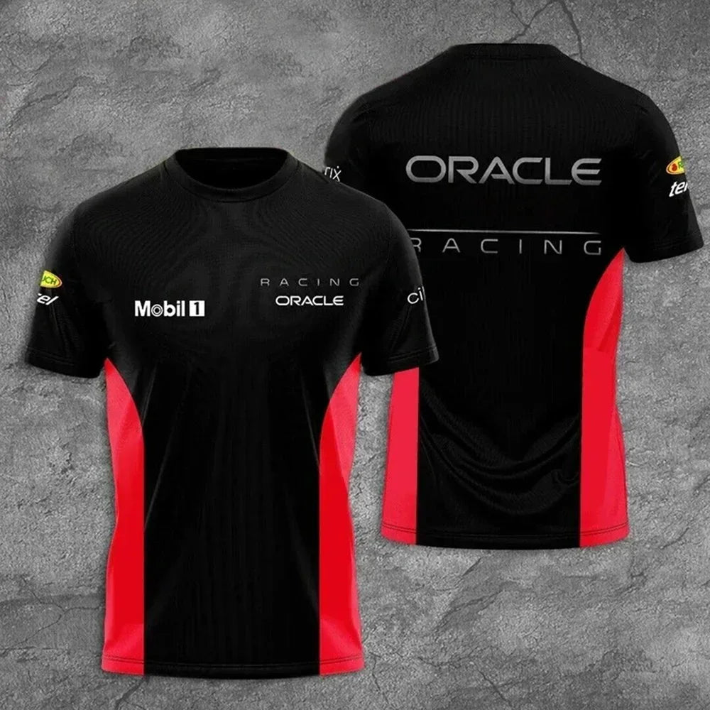 2025 Summer Fashion Men Women Motorcycle F1 Race Car 3D Print T-shirt Unisex Fashion Racing Logo Tshirt Adult Kids Tee Clothing