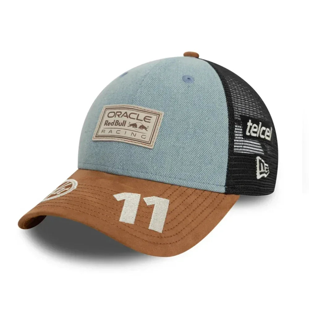 2024 F1 Fashion Team Checo Perez Japen GP Cap Sergio Perez Baseball Cap Orange Lion Max Verstappen Dutch Zandvoort GP Cap