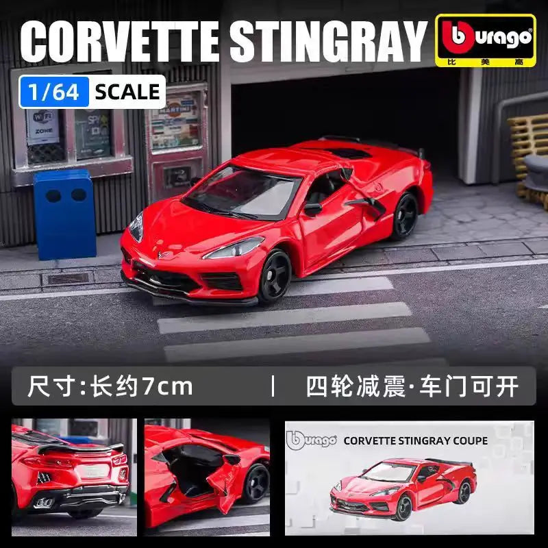 Bburago 1:64 Bugatti Bolide Flying Fire Meteor Alloy Die Cast Car Model Collection Supercar Toys Birthday Gift