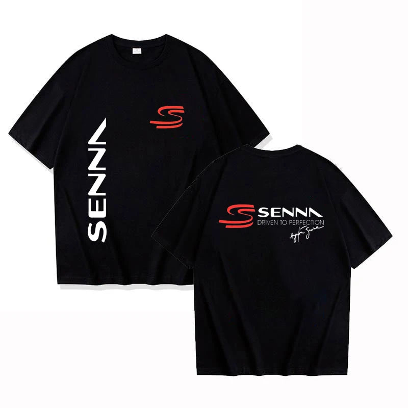 2025 Fashion Men T Shirt Casual Ayrton Senna Brazilian Formula 1 Legend T-shirt Graphic Oversized Breathable Streetwear XXS-4XL