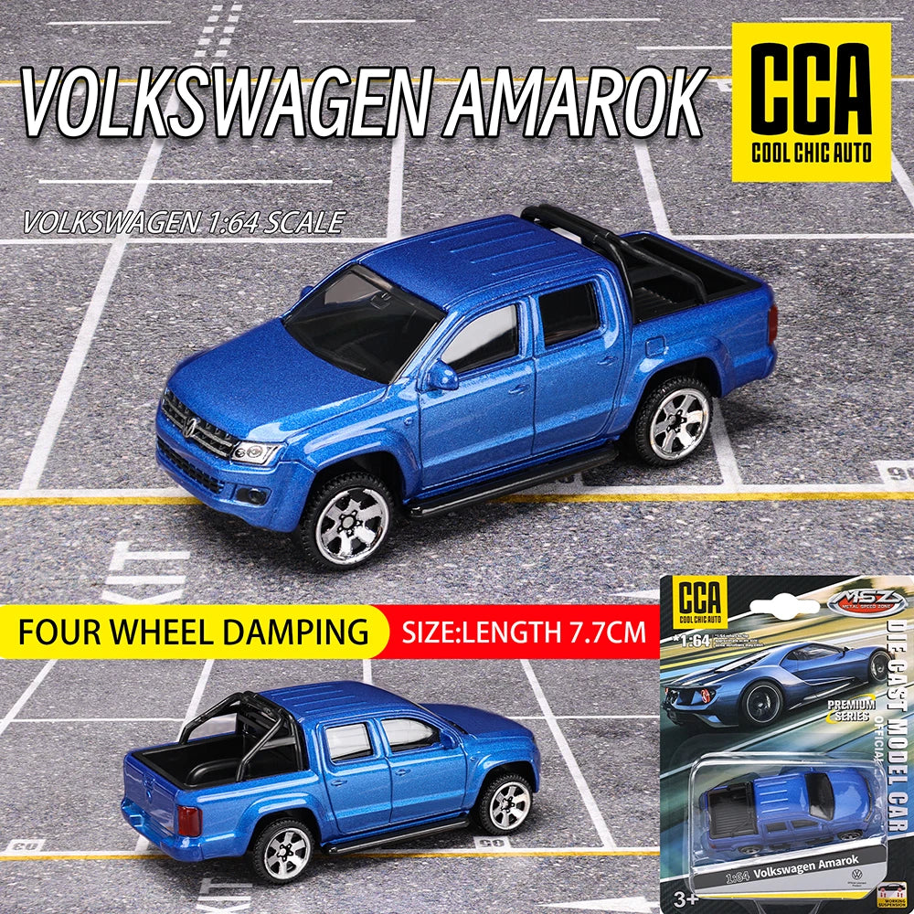 CCA MSZ 1:64 Volkswagen Audi Exquisite hanging model classic car static car model alloy die-casting car model collection toy
