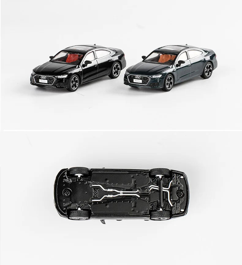 JKM 1:64 AUDI A7 2022 Alloy Car Diecasts & Toy Vehicles Car Model Miniature Scale Model Car For Children