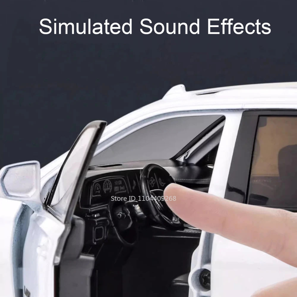 1:24 Scale Escalade Car Model Toy Shock Absorption Doors Opened Alloy Diecast Vehicle Models Collection Gifts for Children
