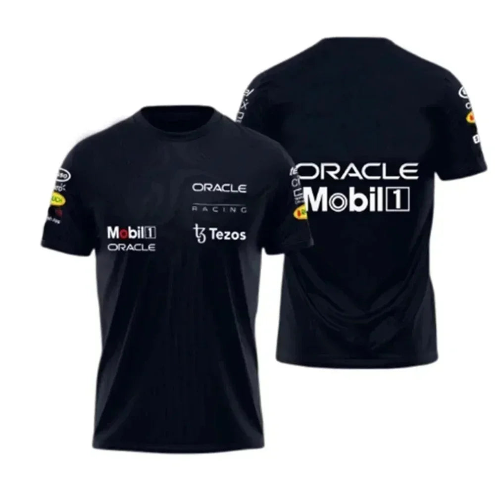 2025 Summer Fashion Men Women Motorcycle F1 Race Car 3D Print T-shirt Unisex Fashion Racing Logo Tshirt Adult Kids Tee Clothing
