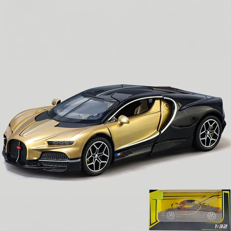 1:32 Bugatti Tourbillon V16 Supercar Alloy Metal Diecast Model Car Children's Toys Mini GT Collection Hobbies Birthday Gifts Boy