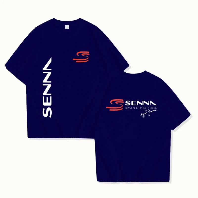 2025 Fashion Men T Shirt Casual Ayrton Senna Brazilian Formula 1 Legend T-shirt Graphic Oversized Breathable Streetwear XXS-4XL