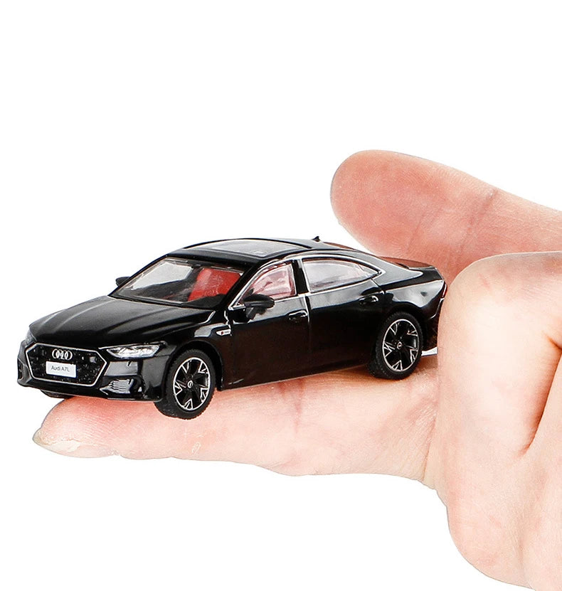 JKM 1:64 AUDI A7 2022 Alloy Car Diecasts & Toy Vehicles Car Model Miniature Scale Model Car For Children