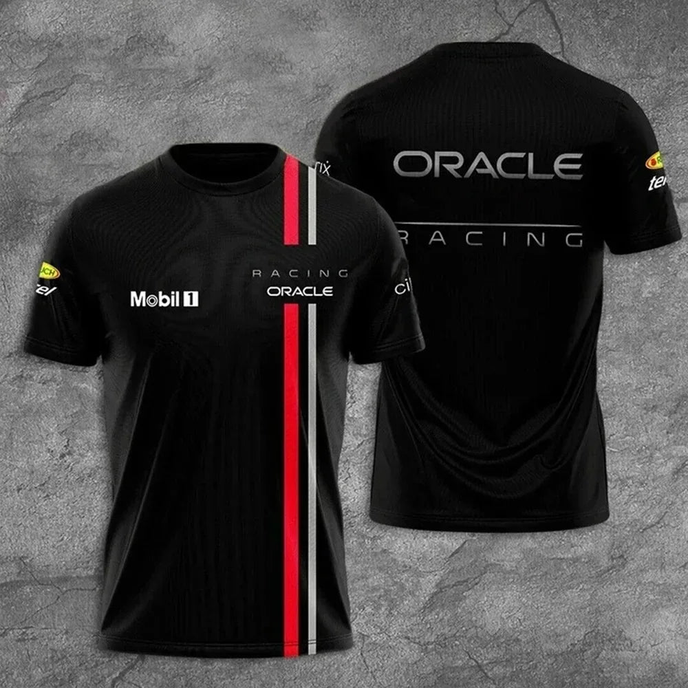 2025 Summer Fashion Men Women Motorcycle F1 Race Car 3D Print T-shirt Unisex Fashion Racing Logo Tshirt Adult Kids Tee Clothing