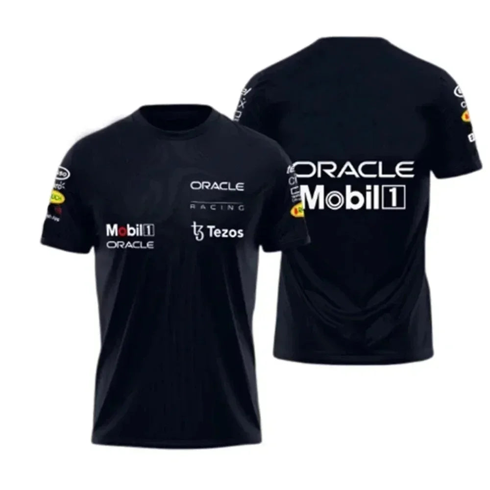 2025 Summer Fashion Men Women Motorcycle F1 Race Car 3D Print T-shirt Unisex Fashion Racing Logo Tshirt Adult Kids Tee Clothing
