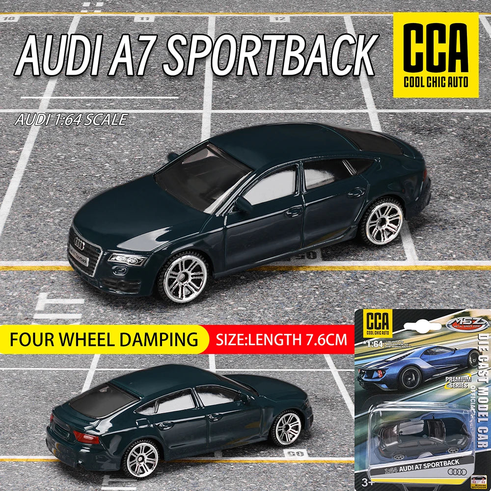 CCA MSZ 1:64 Volkswagen Audi Exquisite hanging model classic car static car model alloy die-casting car model collection toy