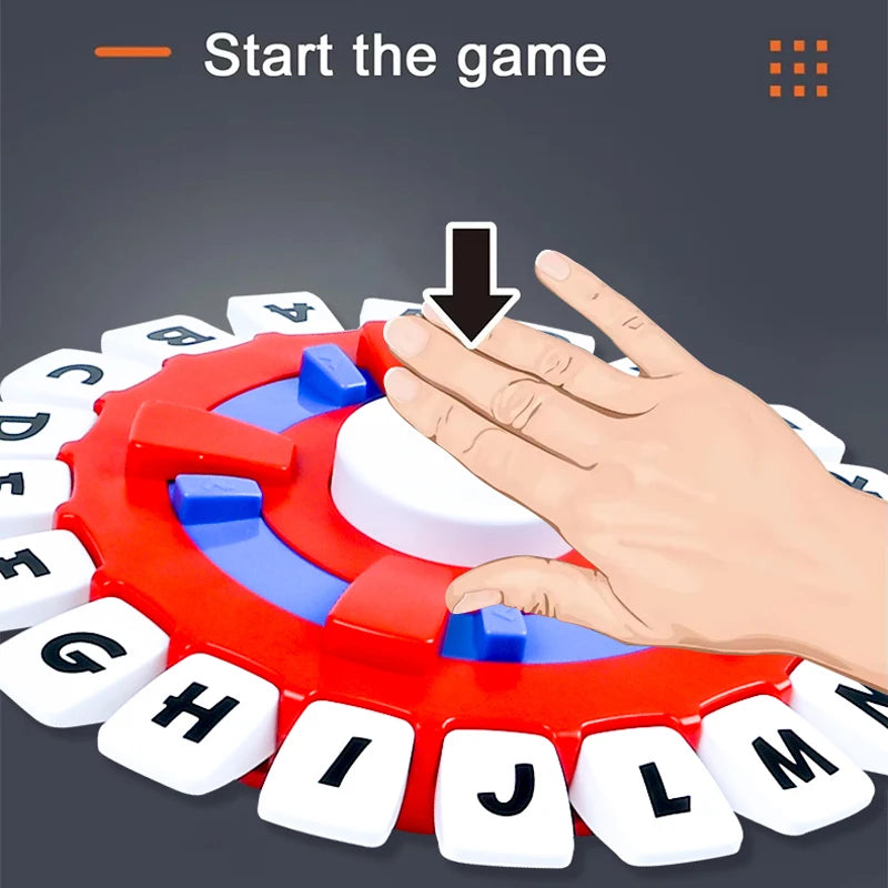 Spanish Basta Game Fast-paced Family Gathering Letter Toys For Adults Children Letters Learning Lengua española Juegos De Mesas