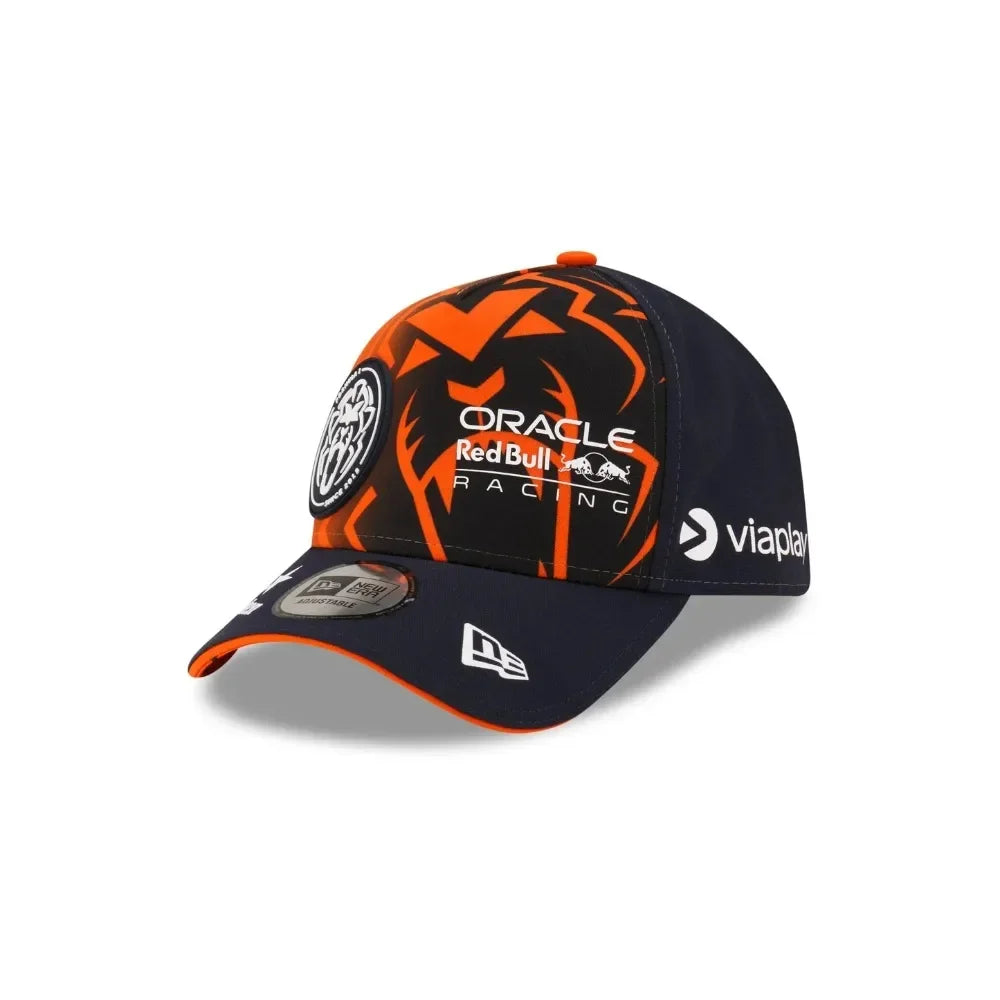 2024 F1 Fashion Team Checo Perez Japen GP Cap Sergio Perez Baseball Cap Orange Lion Max Verstappen Dutch Zandvoort GP Cap