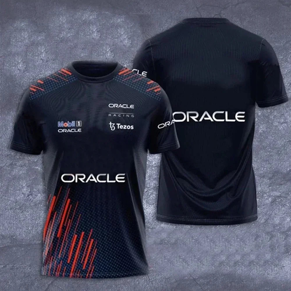 2025 Summer Fashion Men Women Motorcycle F1 Race Car 3D Print T-shirt Unisex Fashion Racing Logo Tshirt Adult Kids Tee Clothing