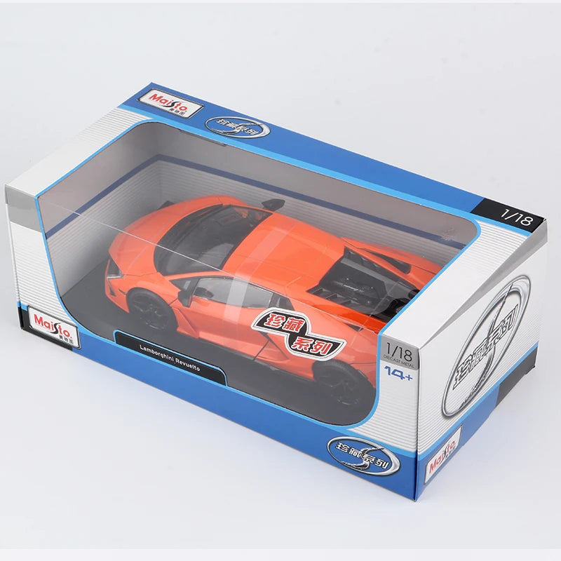 Maisto 1:18 Lamborghini Revuelto Car Model Hybrid SuperCar Die Cast Vehicles Toys Diecast Voiture Gift Collection
