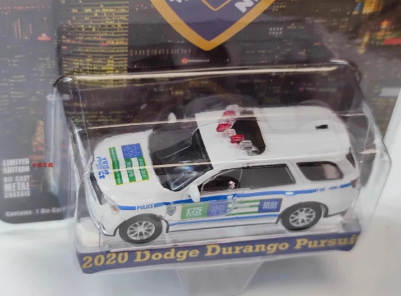 GreenLight Diecast 1:64 Scale 2018 Dodge Durango/2020 Durango Pursuit Car Alloy Car Model Classic Collection Display Toys