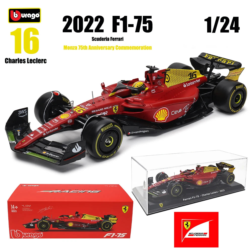 Bburago 1:24 2024 McLaren F1 4 # Lando Norris 81 # Oscar Piastri Die Casting modelo de precisión colección de modelos de coches