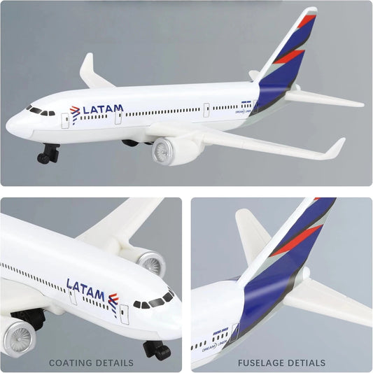 787 B787 Latam Airlines aviones modelo de juguete avión aleación 16CM escala modelo juguetes modelo de avión con soporte para niños