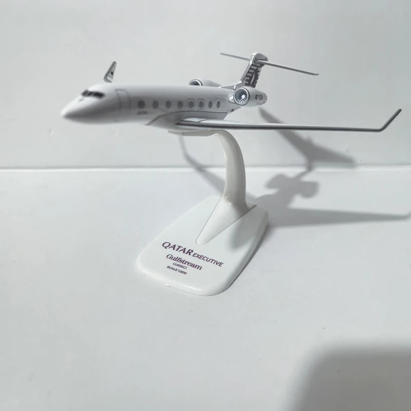 JASON TUTU Qatar Airways Gulfstream G650 avión Diecast 1/200 escala aviones modelo de avión regalo