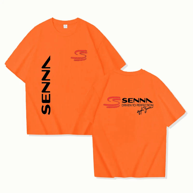 2025 Fashion Men T Shirt Casual Ayrton Senna Brazilian Formula 1 Legend T-shirt Graphic Oversized Breathable Streetwear XXS-4XL