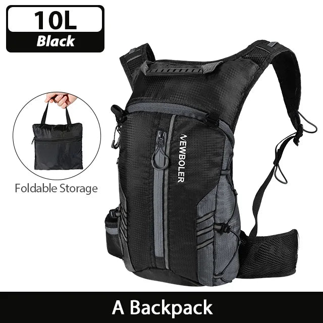 NEWBOLER-Bolsa deportiva repelente al agua para exteriores, mochila de hidratación para ciclismo, viaje, senderismo, escalada, MTB, bicicleta de carretera