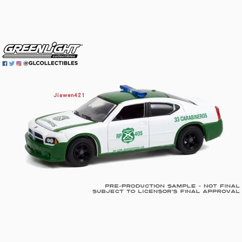 GreenLight Diecast 1:64 escala 2008/2018/2006 cargador aleación simulación coche modelo colección clásica exhibición niños juguetes