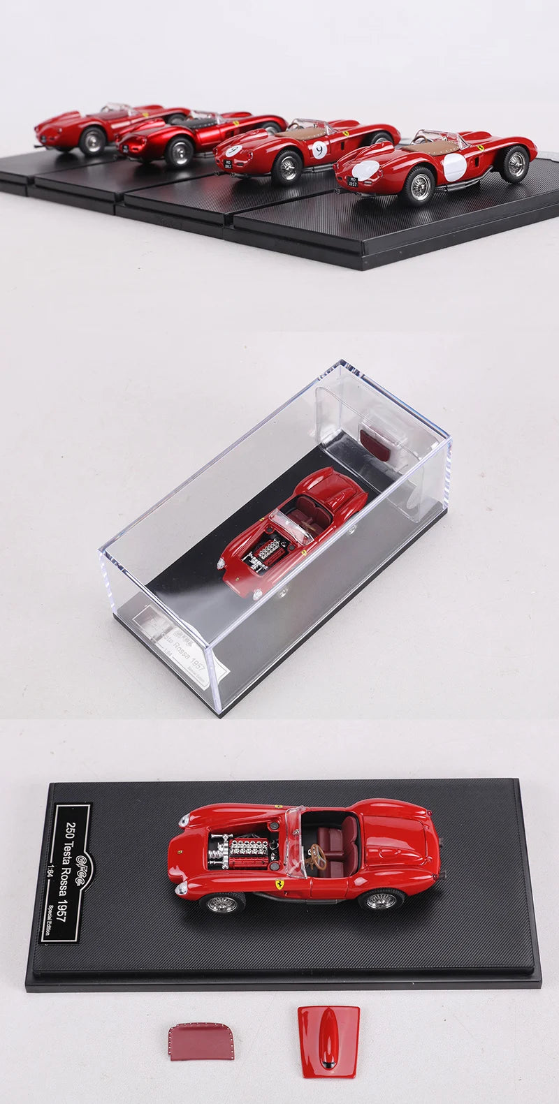 GFCC 1:64 250TR Coche modelo de aleación convertible