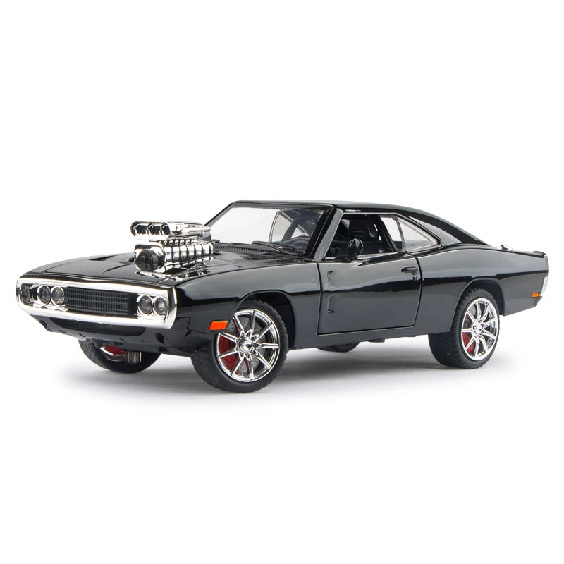 1:24 Dodge Charger 1970 Fast & Furious Alloy Car Diecasts & Toy Vehicles Car Model Sound and light Car Toys For Kids Gifts