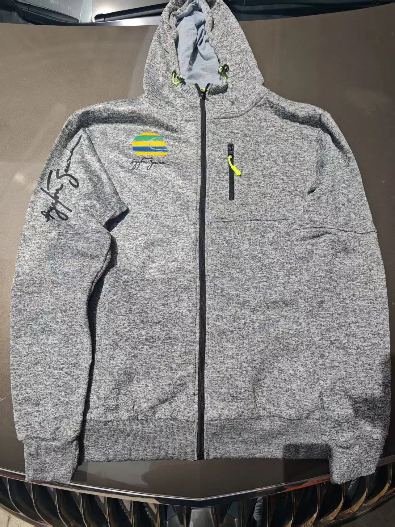 Ayrton Senna Jps Tribute Polo camisa 12 firma F1 coche hombres Polos camisa hombres manga corta Polos moda hombres Polo camiseta