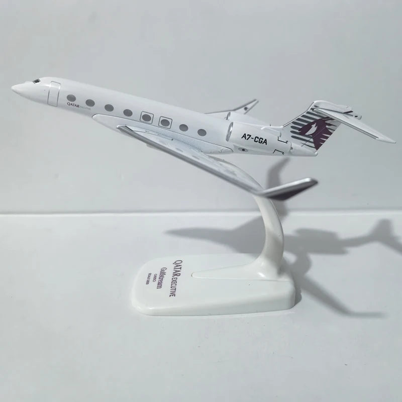 JASON TUTU Qatar Airways Gulfstream G650 avión Diecast 1/200 escala aviones modelo de avión regalo