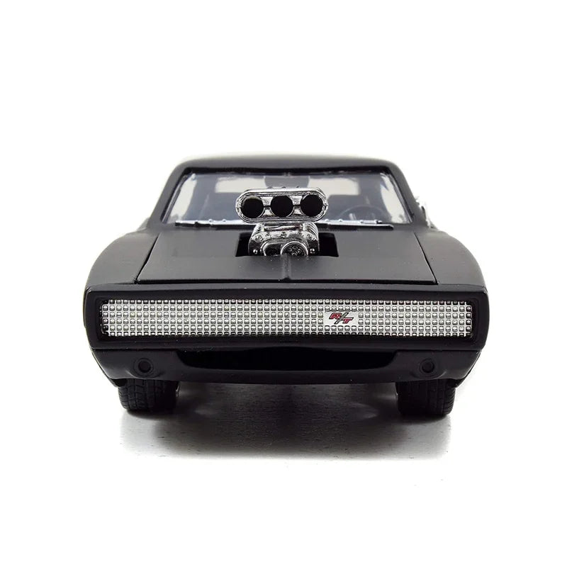1:24 Fast And Furious 1970 Dodge Charger modelo de coche caballos de aleación fundidos modelos de vehículos musculosos juguete coleccionar adornos