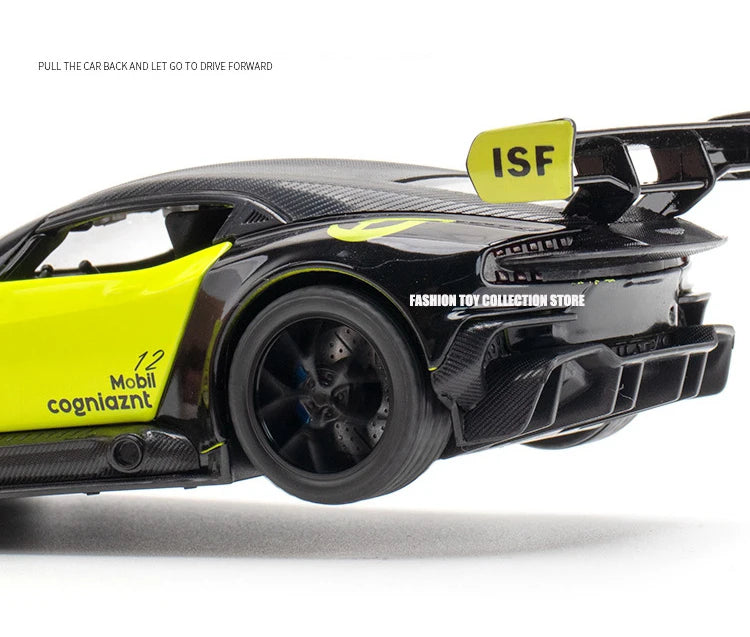1: 32 Aston Martin Vulcan Fast&Furious Alloy Car Model Diecasts Toy With Sound and Light Vehicles Decoration Toys For Kids Gift