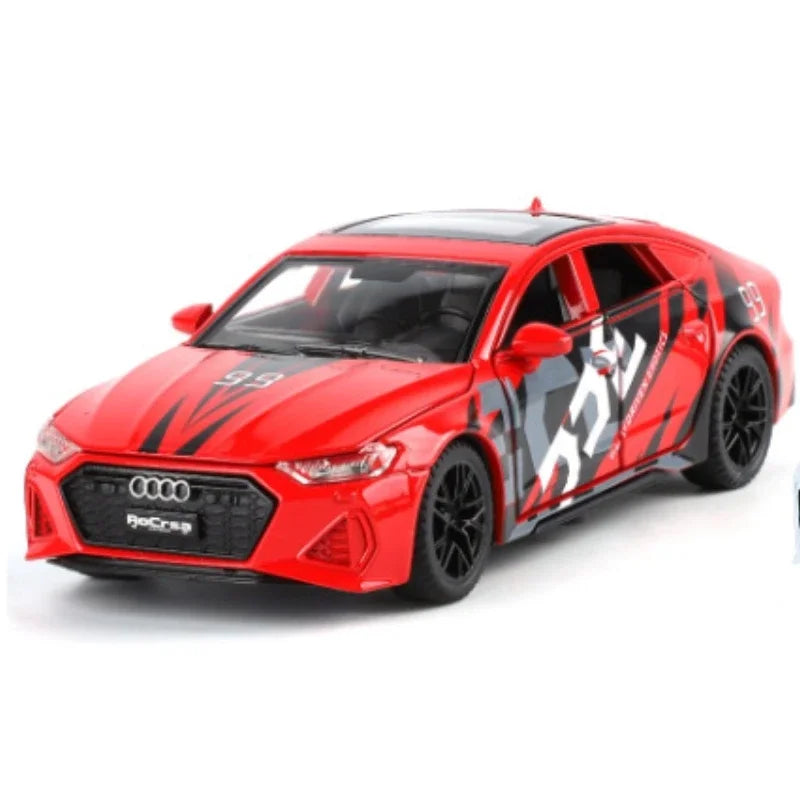 1:32 Audi RS7 Sportback Quattro Alloy Miniature Scale Car Model Sound Light Diecast Metal Toy Car Vehicle Gift Collection