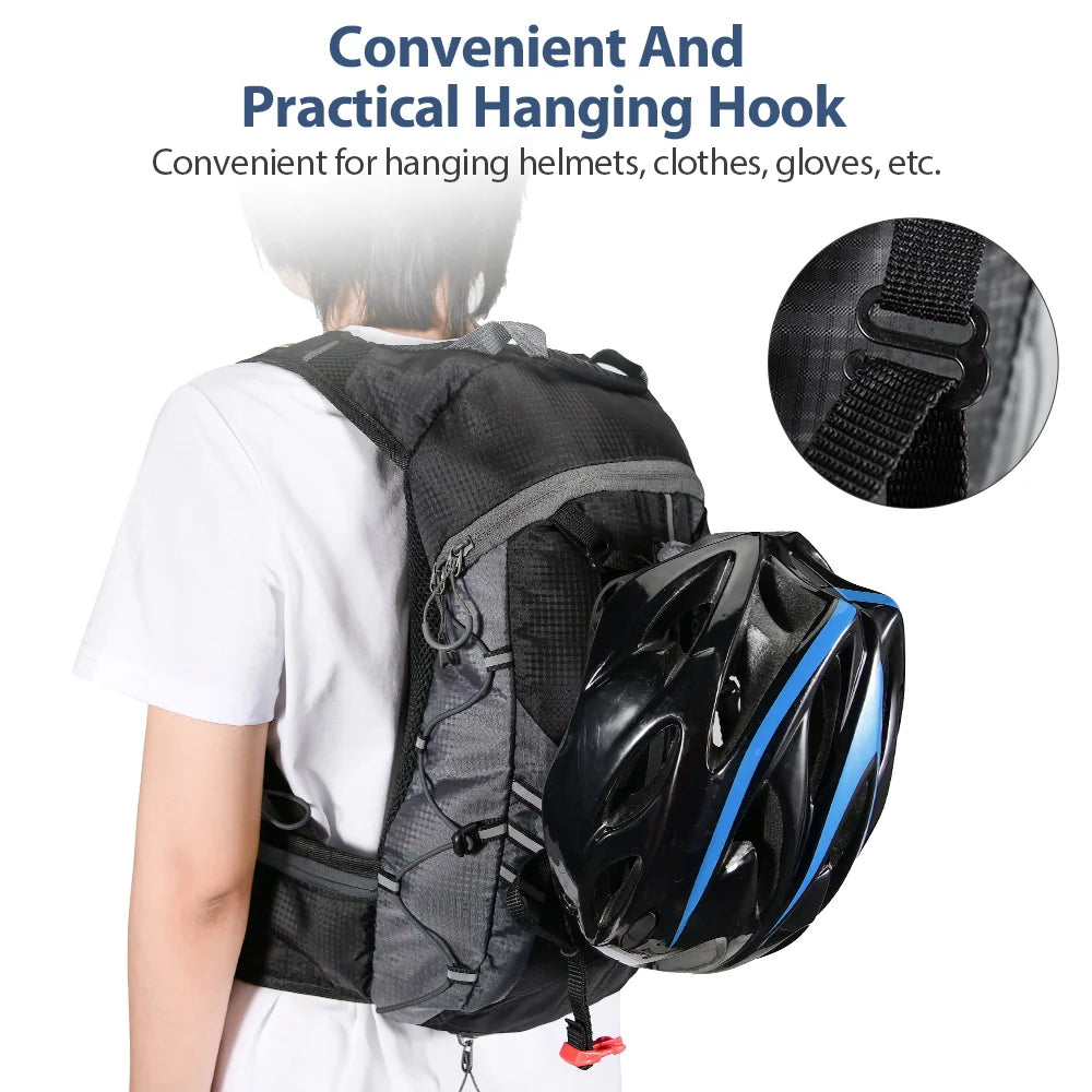 NEWBOLER-Bolsa deportiva repelente al agua para exteriores, mochila de hidratación para ciclismo, viaje, senderismo, escalada, MTB, bicicleta de carretera