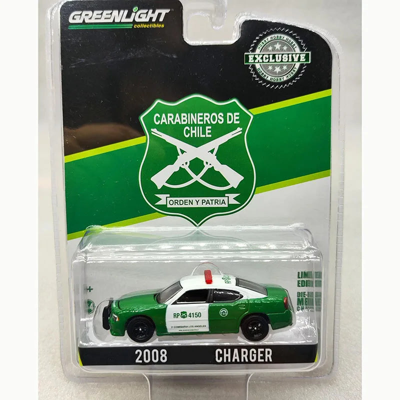 GreenLight Diecast 1:64 escala 2008/2018/2006 cargador aleación simulación coche modelo colección clásica exhibición niños juguetes