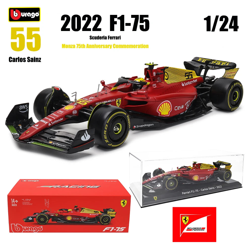 Bburago 1:24 2024 McLaren F1 4 # Lando Norris 81 # Oscar Piastri Die Casting modelo de precisión colección de modelos de coches