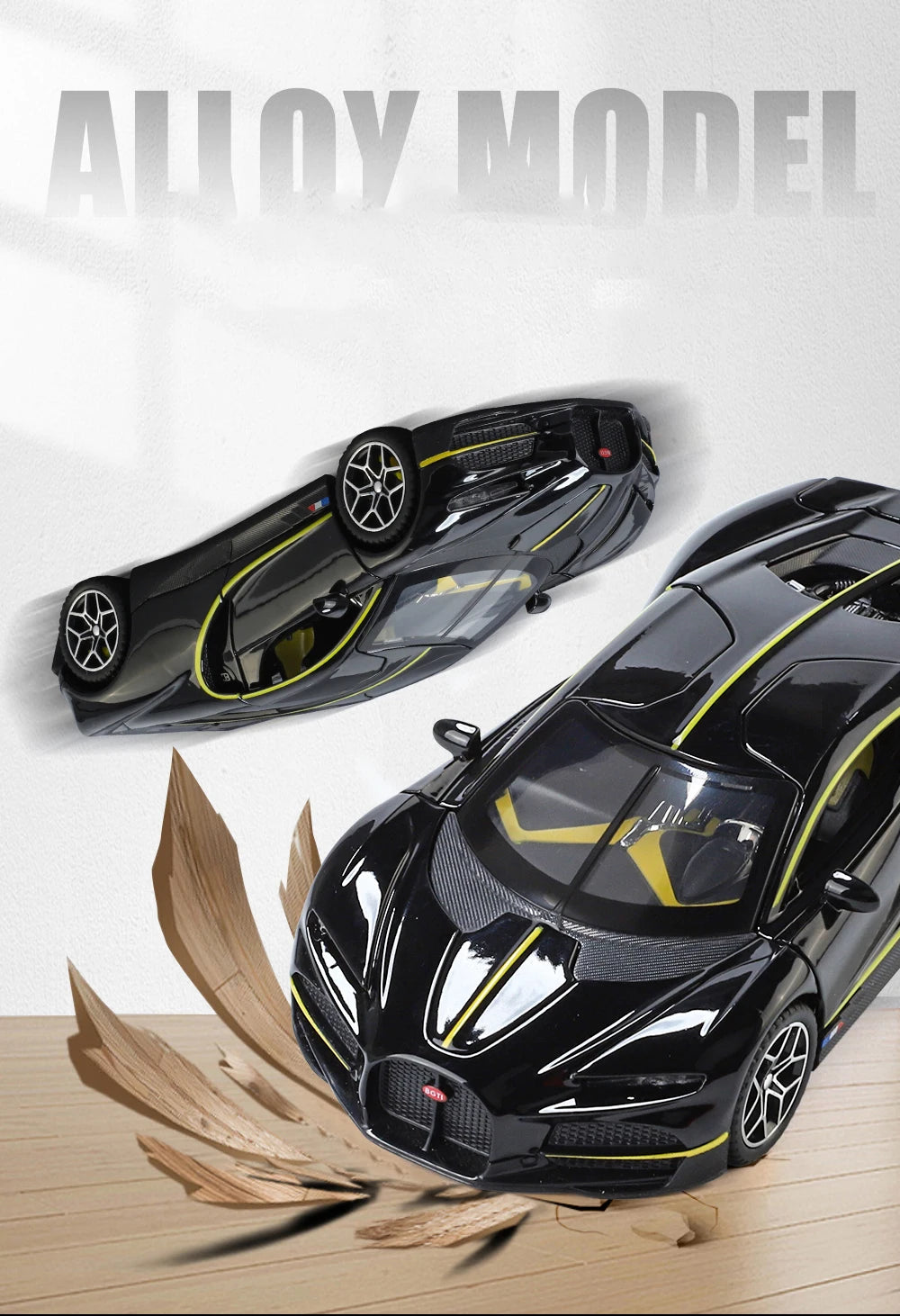 1:32 Bugatti Tourbillon V16 Supercar Alloy Metal Diecast Model Car Children's Toys Mini GT Collection Hobbies Birthday Gifts Boy