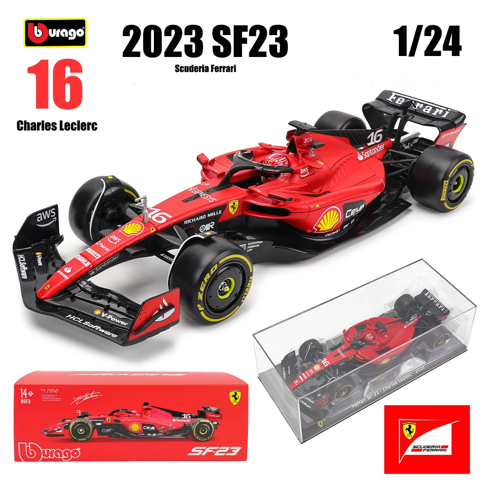 Bburago 1:24 2024 McLaren F1 4 # Lando Norris 81 # Oscar Piastri Die Casting modelo de precisión colección de modelos de coches