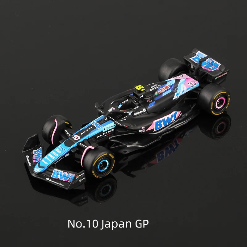 Bburago 1:43 2024 F1 Model MCL38 W15 SF24 RB20 A524 Alloy Miniature Diecast Formula Racing Car Toy