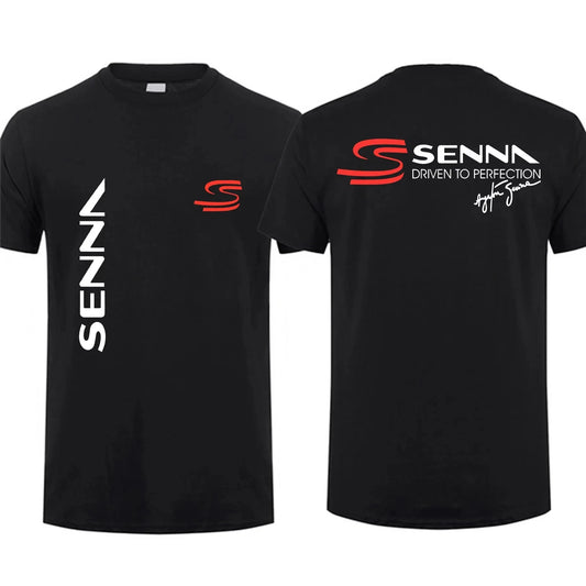 2025 Fashion Men T Shirt Casual Ayrton Senna Brazilian Formula 1 Legend T-shirt Graphic Oversized Breathable Streetwear XXS-4XL