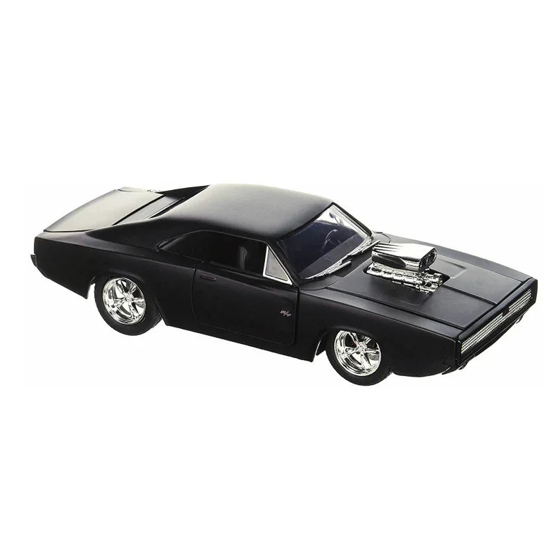 1:24 Fast And Furious 1970 Dodge Charger modelo de coche caballos de aleación fundidos modelos de vehículos musculosos juguete coleccionar adornos