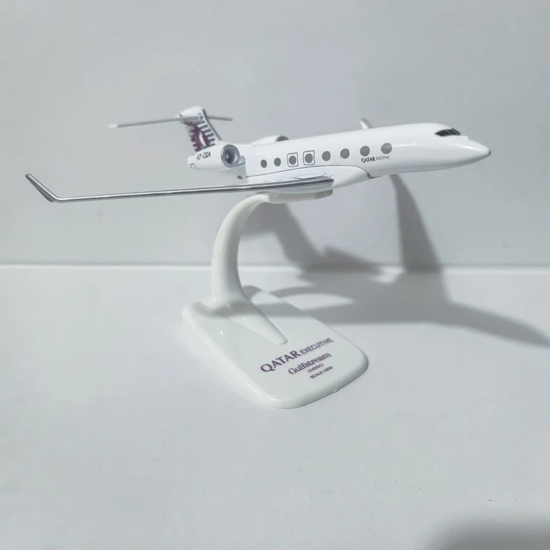JASON TUTU Qatar Airways Gulfstream G650 avión Diecast 1/200 escala aviones modelo de avión regalo