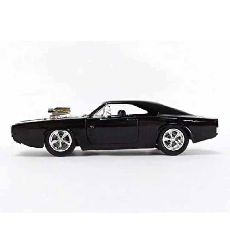 1:24 Fast And Furious 1970 Dodge Charger modelo de coche caballos de aleación fundidos modelos de vehículos musculosos juguete coleccionar adornos