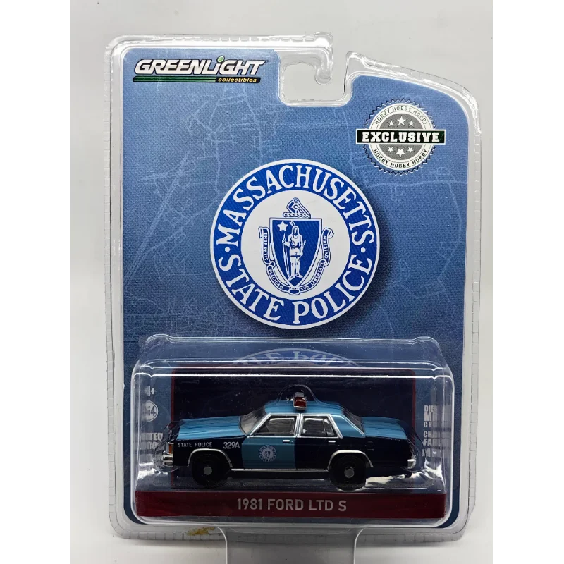 Diecast GreenLight 1/64 escala coche de policía vehículo de comando de bomberos serie Ford Dodge Chevrolet coche de aleación modelo coleccionable juguete para regalo
