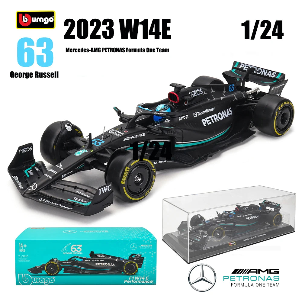 Bburago 1:24 2024 McLaren F1 4 # Lando Norris 81 # Oscar Piastri Die Casting modelo de precisión colección de modelos de coches
