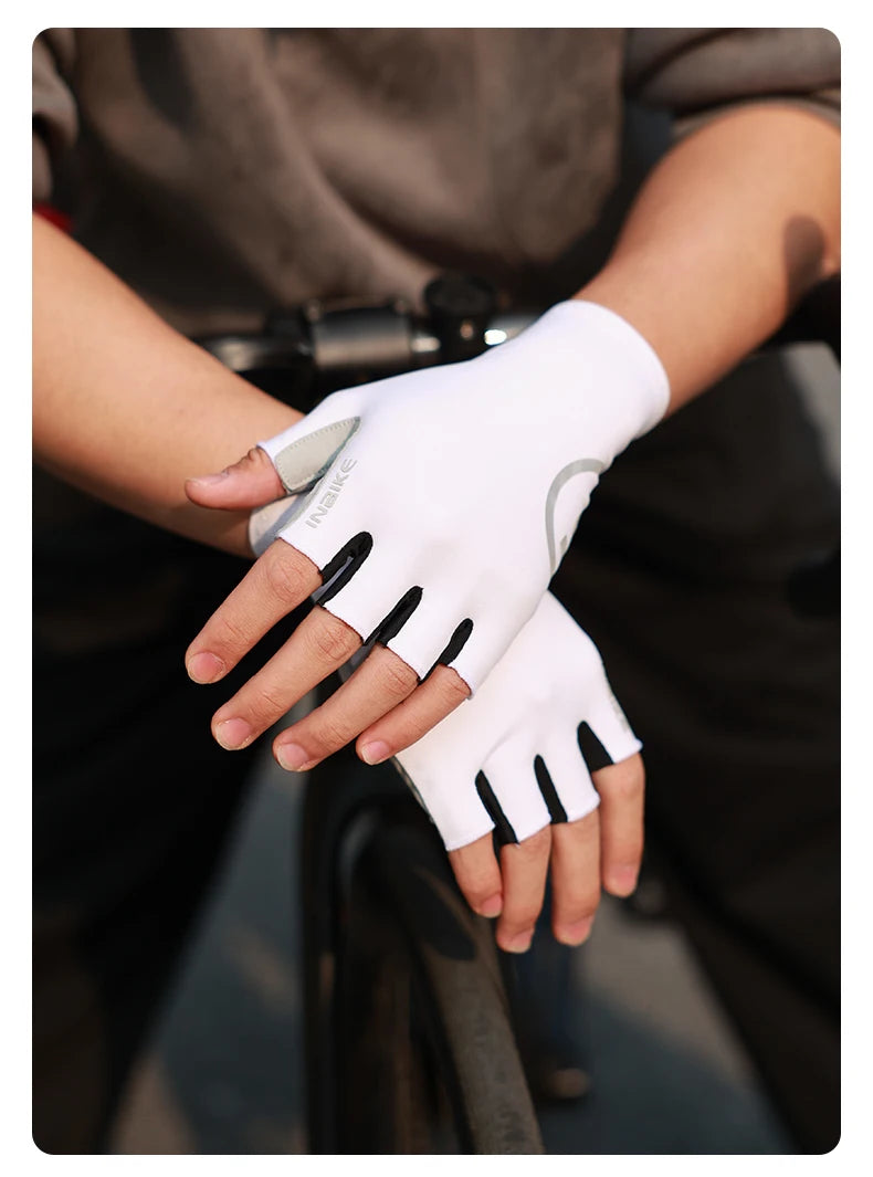 INBIKE 2024 guantes de ciclismo acolchados de Gel para hombres Otoño Invierno guantes de lana para bicicleta de carretera MTB accesorios de bicicleta con pantalla táctil de dedo completo